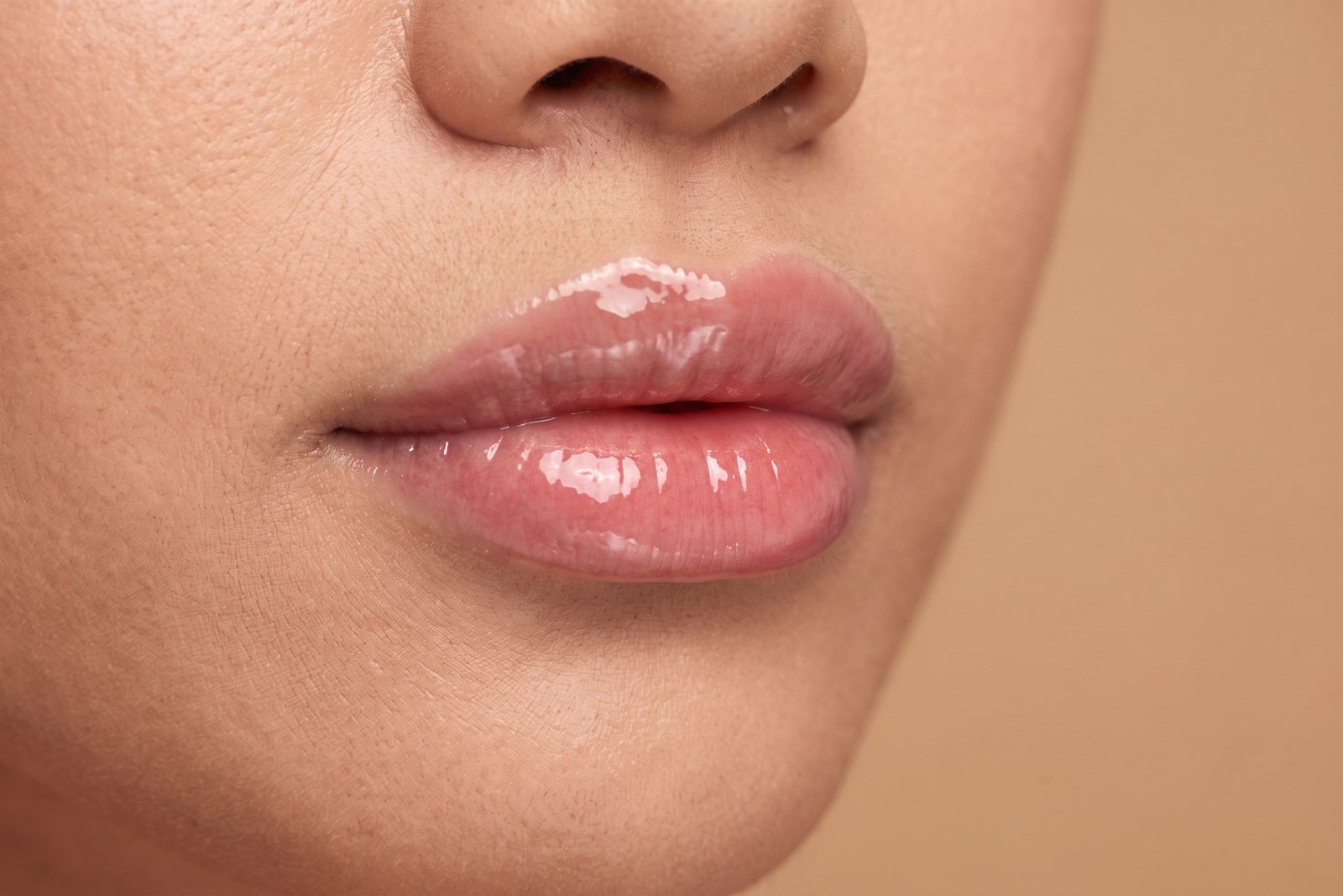 Lips after using EMBRA